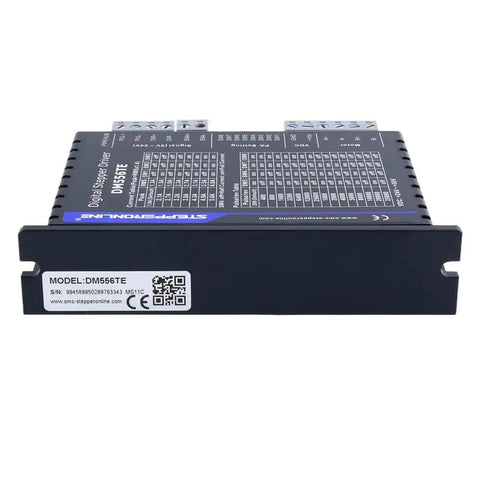 TE Series Digital Stepper Driver 1.8-5.6A 24-50VDC for Nema 23, 24, 34 motors shown in horizontal position