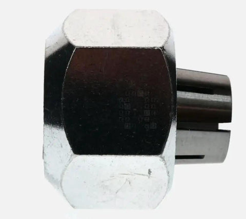 Half Inch Collet For 5625 Router With Self Releasing Lock Nut Assembly Eight Segment Design Minimizes Vibration