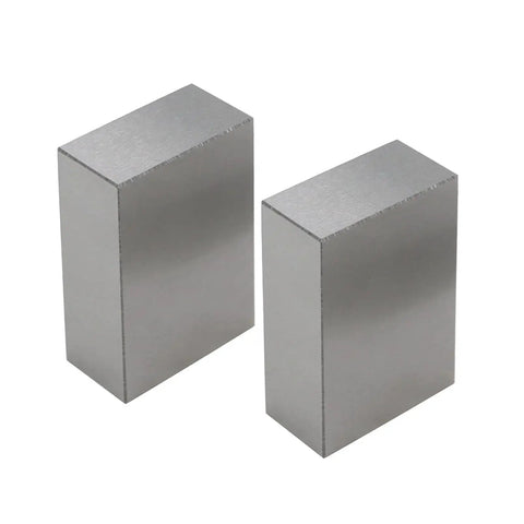 Pro Grade Machinist Setup Blocks No Holes Set 1-2-3 And 2-4-6 With 11 Holes And 23 Holes Options,.0002 Inch Accuracy, Heat Treated