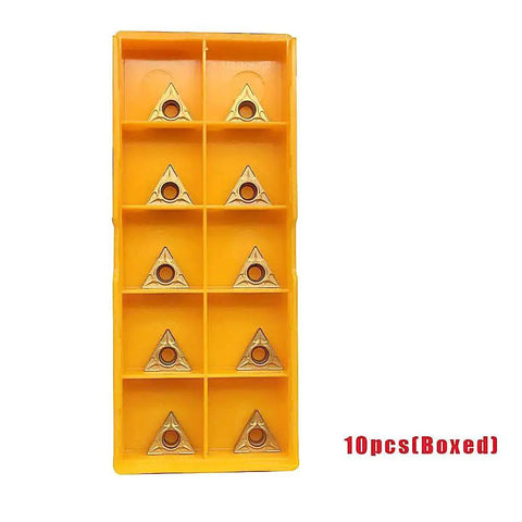 Pro Grade TCMT2151 Carbide Turning Inserts Set Of 20 For CNC Lathes 110204 S08K S10K S12M STFCR11 Tin Coated Long Life With Low Friction
