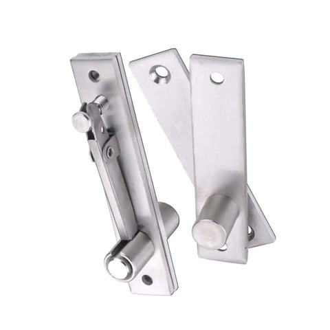 Heavy Duty Pivot Hinge for Wood Doors Stainless Steel Hidden Door Hinge for Secret Doors 360 Degree Rotation Visible Hinges