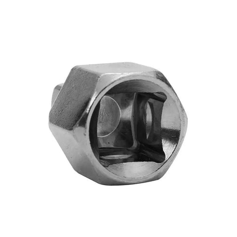 Universal Fuel Pump Removal Tool Set With Lock Ring Wrench And Tank Cover Spanner close-up view of metal component