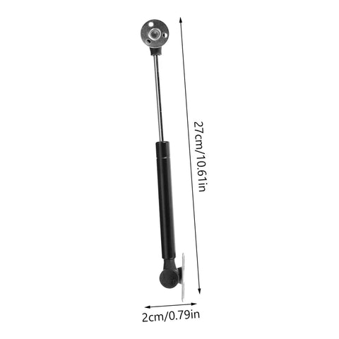Heavy Duty Gas Spring Hinge With Soft Close For Cabinet Doors And Lids High Load Capacity Hydraulic Support side view with measurements