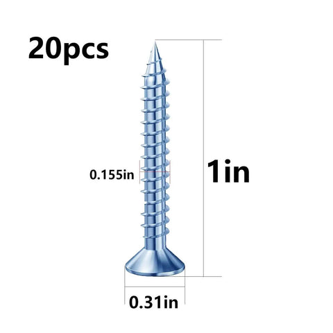 Self Drilling Drywall Anchors Assortment Kit For Concrete And Sheetrock 182 Pcs, blue anchor size specs, heavy duty wall anchors.