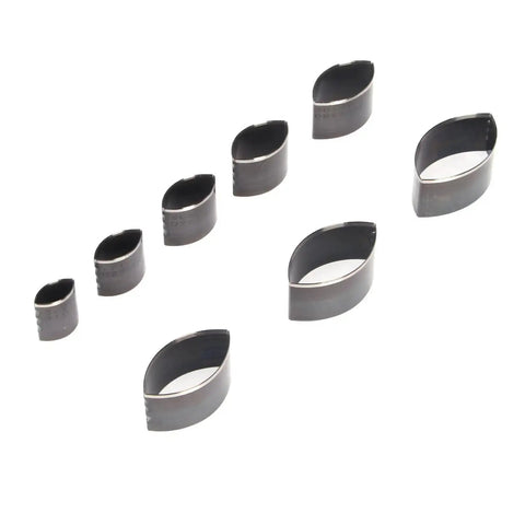 8 Piece Leather Punch Die Set With Hollow Cutters for fast shaping, featuring eight steel hollow cutters for leather and jewelry projects.