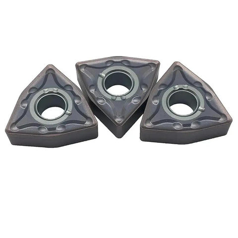 Solid Carbide Lathe Inserts WNMG431 WNMG432 for Finishing Steel Like A Pro with Bronze MA PVD Coating, high hardness