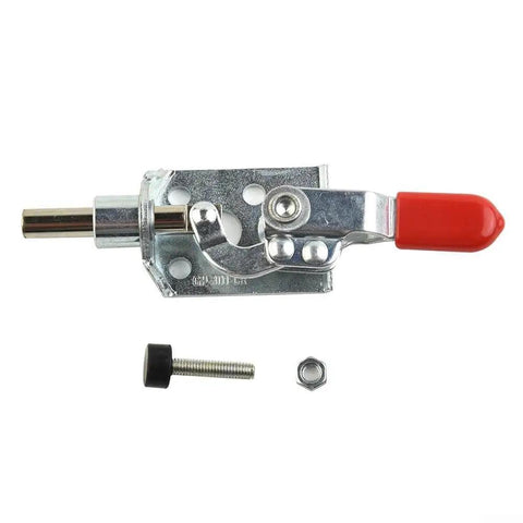 Push Pull Quick Release Clamp for Testing Jigs and Fixtures, Heavy Duty Stainless Steel Clamp With 40kg Capacity, shown uninstalled