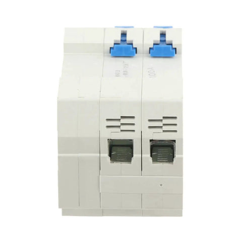 WiFi Enabled 220V 2 Pole Circuit Breaker For Home Use, 100A, Flame Retardant PA66 Shell, Tuya App Remote Control, front view