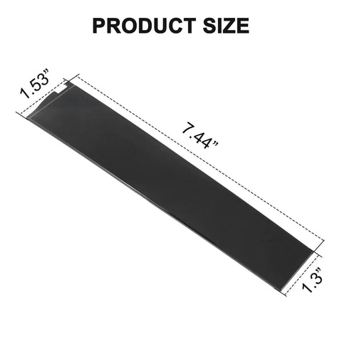 Outer B Pillar Window Trim Molding Replacement for Cadillac ESV Suburban Tahoe, gloss black ABS, dimensions 1.53 x 7.44 x 1.3 inches