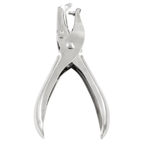 Small Circle Hole Punch 1/8 Inch 3mm Handheld Metal Puncher with aluminum body for greeting cards and DIY crafts