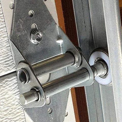 Crazy Quiet 2 Inch Nylon Garage Door Rollers With Sealed 6200ZZ Bearings installed on metal track