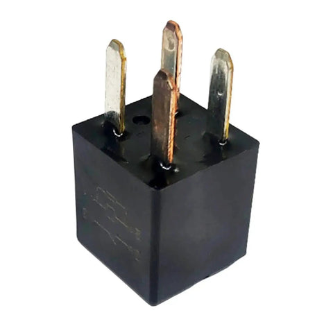 Close-up of Two Pack Ultra Mini ISO Automotive Relay 12V DC 20A 4 Pin Micro Size Built For Tight Spaces Go To Relay For Power Windows