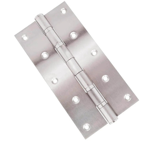 8 Inch Stainless Steel Ball Bearing Door Hinges For Heavy Duty Wood Doors With Square Corner One Eighth Inch Thick