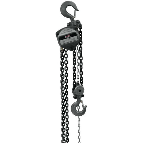 3 Ton Hand Chain Hoist With 15 Ft Lift, Industrial Grade Wire Rope Hoist, 360 Degree Rotating Alloy Hooks, Model S90-300-15