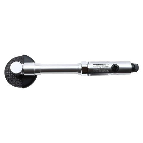 3 Inch Pneumatic Cut Off Tool For Metal Cutting And More Heavy Duty Air Cutter with chrome body on white background.