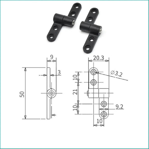 Adjustable Concealed Kitchen Cabinet Hinges With 360 Degree Rotation And Any Angle Positioning, technical drawing and measurements