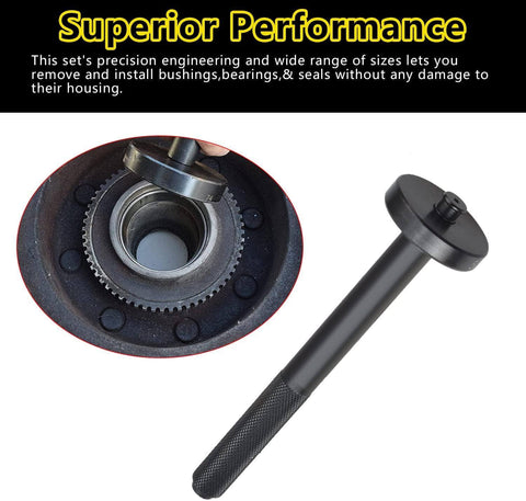 52-Piece Bushing Bearing Seal Driver Tool Set 3/4" to 2-15/16"