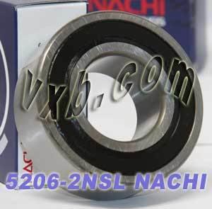 5206-2NSL Nachi 2 Rows Angular Contact Bearing 30x62x23.8 Bearings - VXB Ball Bearings