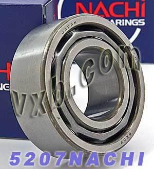 5207 Nachi Double Row Angular Contact Bearing 35x72x27 Japan Bearings - VXB Ball Bearings