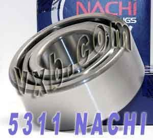 5311 Nachi 2 Rows Angular Contact Bearing 55x120x49.2 Japan Bearings - VXB Ball Bearings