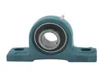 Front view of 1-3/4 in (44.45 mm) Heavy Duty Set Screw Pillow Block Bearing Insert with Screw Locking
