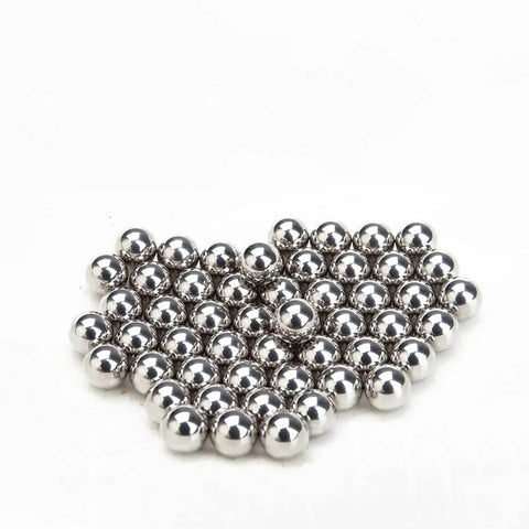 5.556mm Steel Balls Solid Carbon Steel Balls 50pcs Hunting Ball Bearing Ball shiny pile