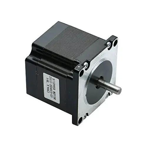 57x57mm Stepper Motor 1.2Nm 3A 1.8 Degree 57HS56 for CNC Milling, close-up view showing metal shaft and label on side