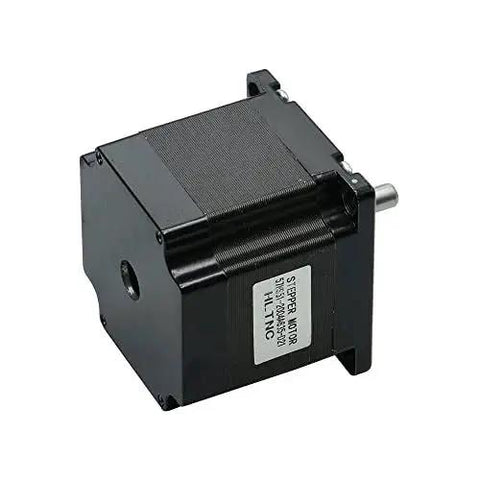57x57mm Stepper Motor 1.2Nm 3A 1.8 Degree 57HS56 for CNC Milling, side view of black square body with label