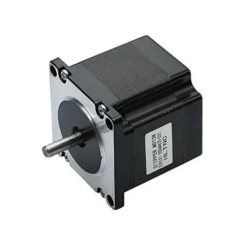 57x57mm Stepper Motor 1.2Nm 3A 1.8 Degree 57HS56 for CNC Milling, front view of NEMA 23-sized motor with 4 leads