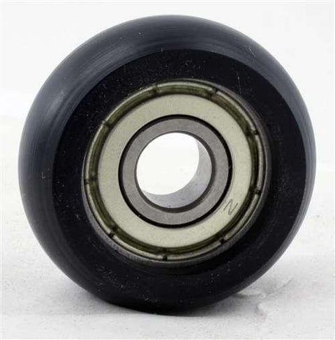 5mm Bore Bearing with 18.5mm Plastic Tire 5x18.5x8mm - VXB Ball Bearings