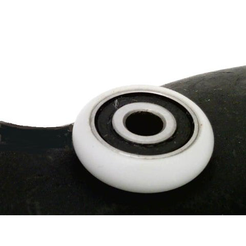 5mm Bore Bearing with 19mm White Plastic Tire 5x19x5mm - VXB Ball Bearings