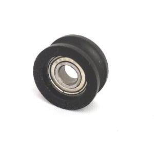 5mm Bore Bearing with 26mm Round Nylon Pulley U Groove Track Roller Bearing 5x26x13mm - VXB Ball Bearings