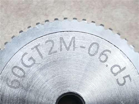 5mm Bore Timing Pulley 2mm Pitch 60 Teeth 6mm Wide Belt Groove for 3D printer GT2 - VXB Ball Bearings