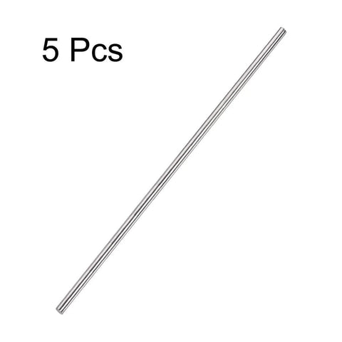 5 pcs 4mm x 300mm 304 Stainless Steel Solid Round Rod for DIY Craft