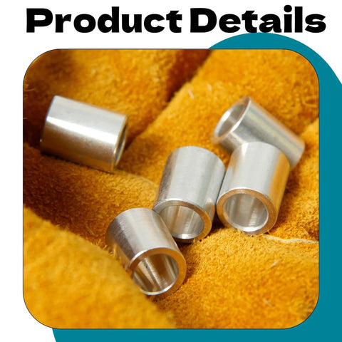 5 Pcs M8.2 Aluminum Spacers Round 8.2mm ID 12mm OD 15mm Length Silver Screw Standoff For Screws And Bolts Electronics DIY Projects