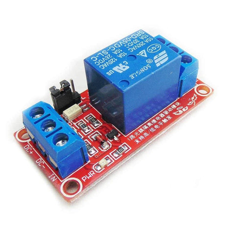 5V One Channel Relay Module With Opto Isolation And High Low Level Trigger, Two Pack, 10A AC 250V And 10A DC 30V Load