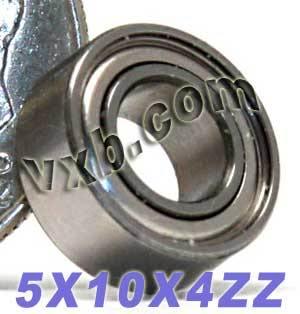 5x10 Bearing 5x10x4 Shielded Miniature - VXB Ball Bearings