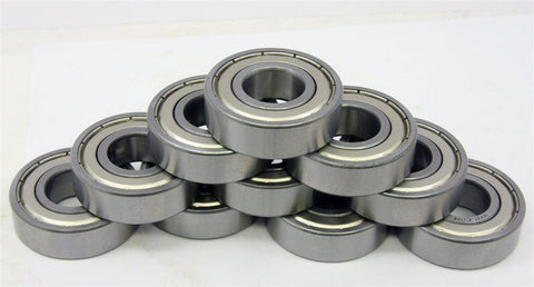 5x8 Shielded 5x8x2.5 Miniature Bearing Pack of 10 - VXB Ball Bearings