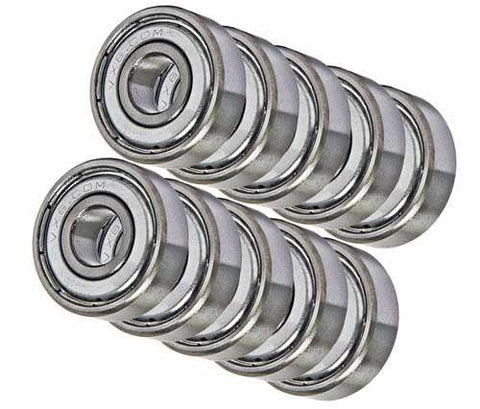 5x9x3 Stainless Steel Shielded Miniature Bearing Pack of 10 - VXB Ball Bearings