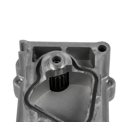 Flynsu turbo actuator housing, gray metal with splined gear shaft and mounting hole