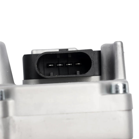 Koomaha turbo actuator 4-pin electrical connector on a silver metal housing