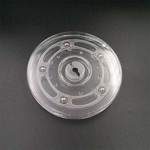 6" Dia. Clear Acrylic Lazy Susan Turntable Bearing