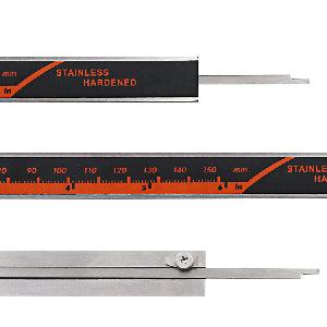 6" inch Fraction Vernier Caliper Inch/Metric/Fractions Black Color - VXB Ball Bearings