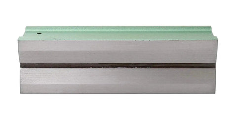 Side view of Pro Grade 6 Inch Master Level with cast iron body and V-groove for shop use, from Accusize Industrial Tools.