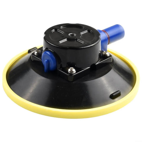 6 Inch Vacuum Suction Cup With Beefy Heavy Duty Aluminum Base And Hand Pump, 70 Lb Capacity Glass Lifter for auto repair and window installation.