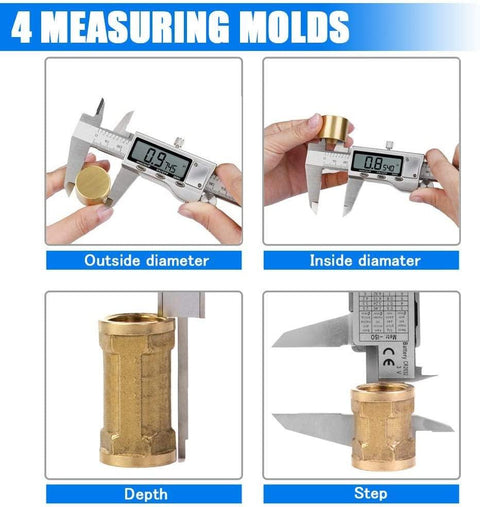 6" inch/150mm Metric Fractions Vernier Caliper - VXB Ball Bearings