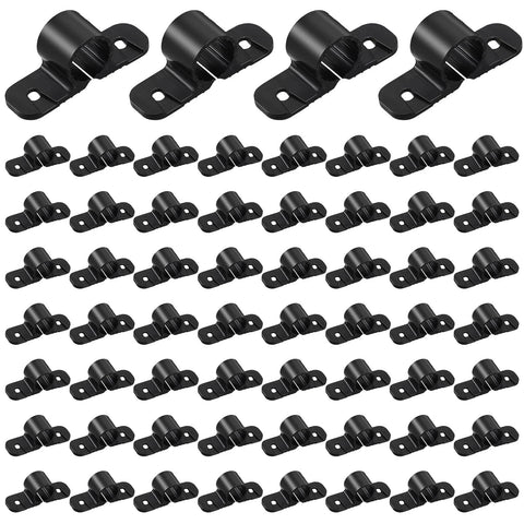 OwnMy 60-pack black 1/2 in pipe clamps for PEX, copper, CPVC pipes