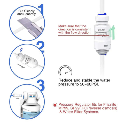 Keep Your RO And Water Filter Setup Safe From High Water Pressure With This 60 PSI PRV Valve For Quarter Inch Tubing, Installation Guide