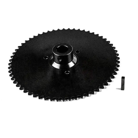 Durable 60 Tooth Roller Chain Sprocket B Type For 1 Inch Bore With One Quarter Inch Keyway And Two Setscrews Unhardened Teeth