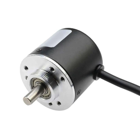 600 PPR Rotary Encoder AB Two Phase Incremental Encoder 6mm Shaft Wide Voltage 5V To 24V with metal housing and cable connection